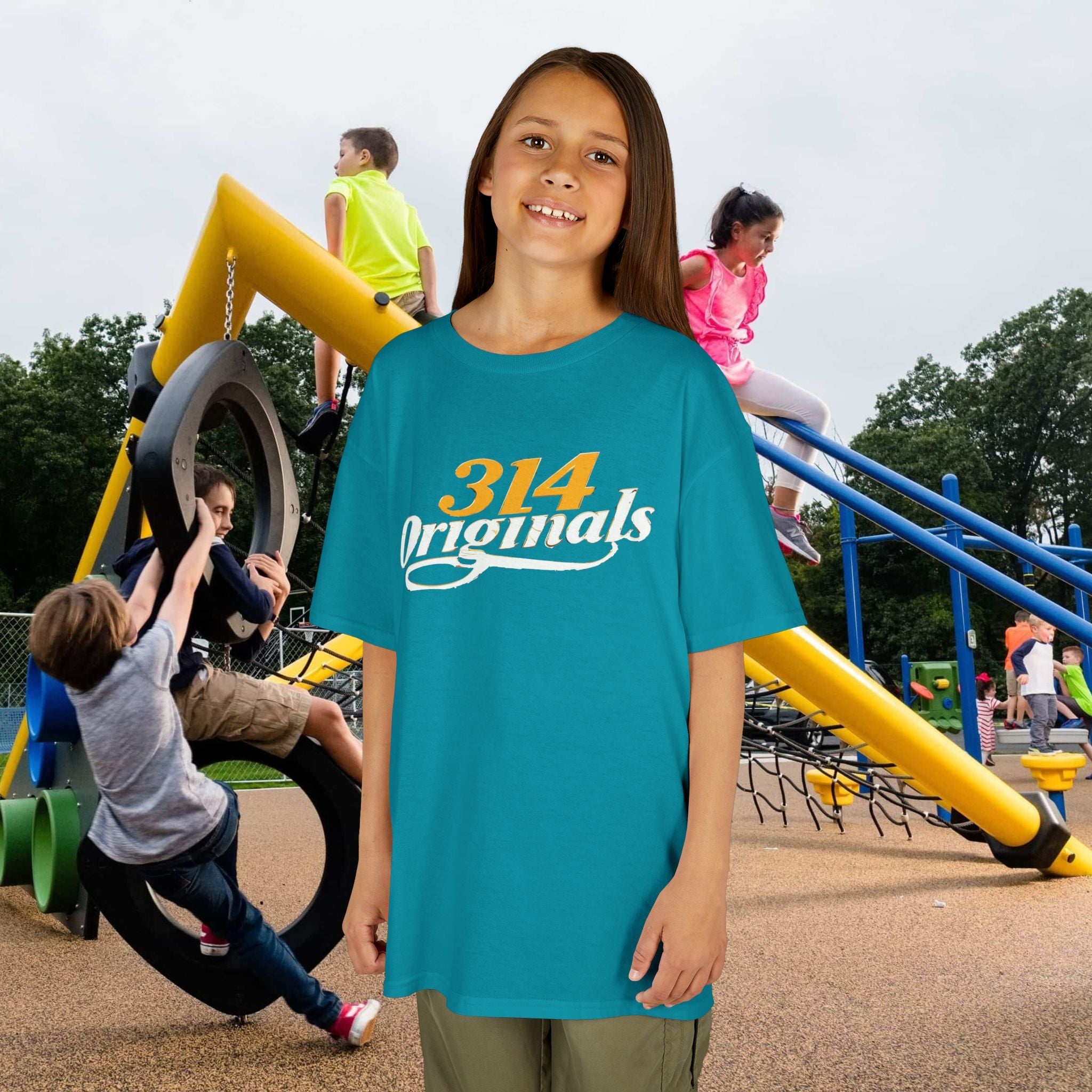 314 Originals Kids T‑Shirt — Retro Script Youth Tee - 314 Originals
