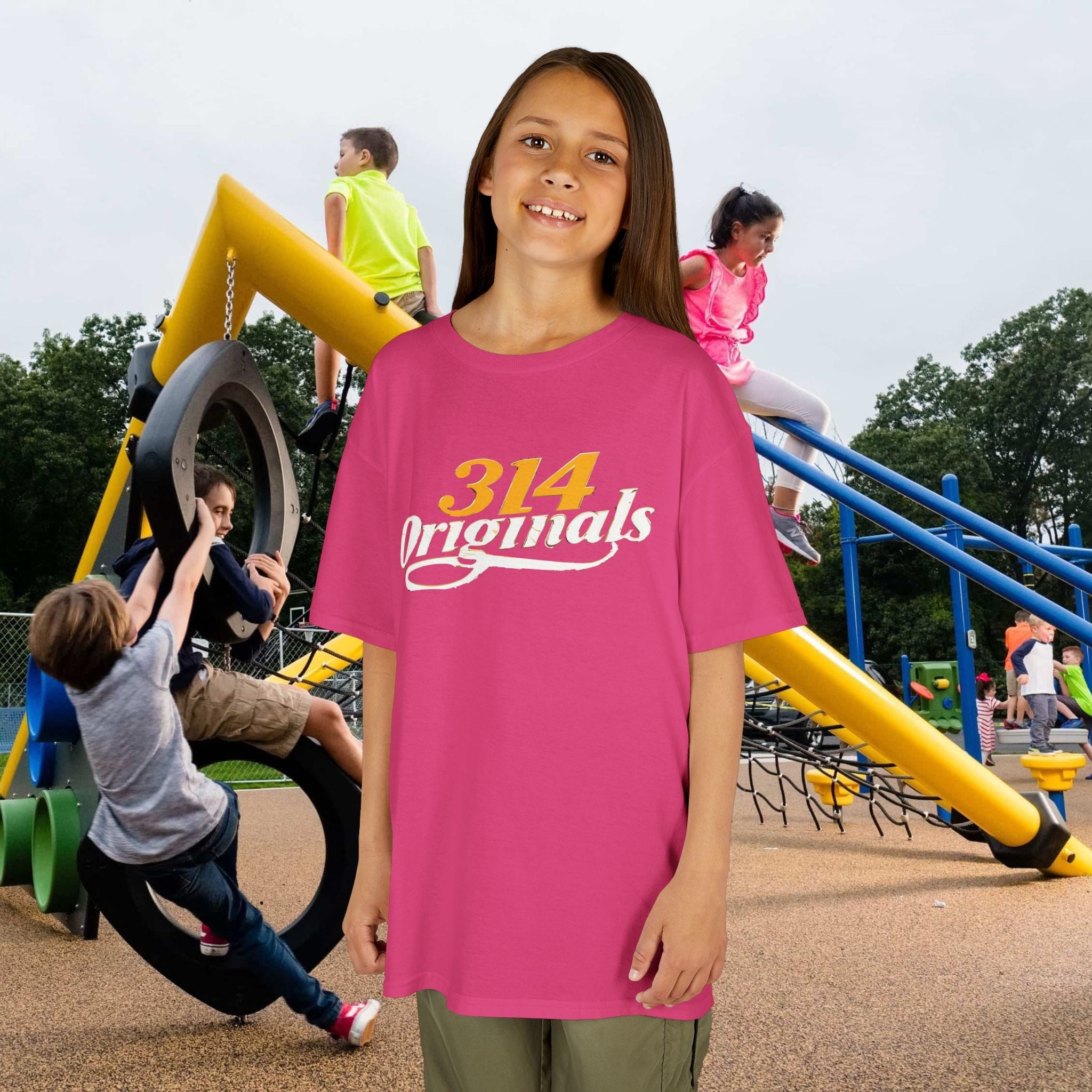 314 Originals Kids T‑Shirt — Retro Script Youth Tee - 314 Originals