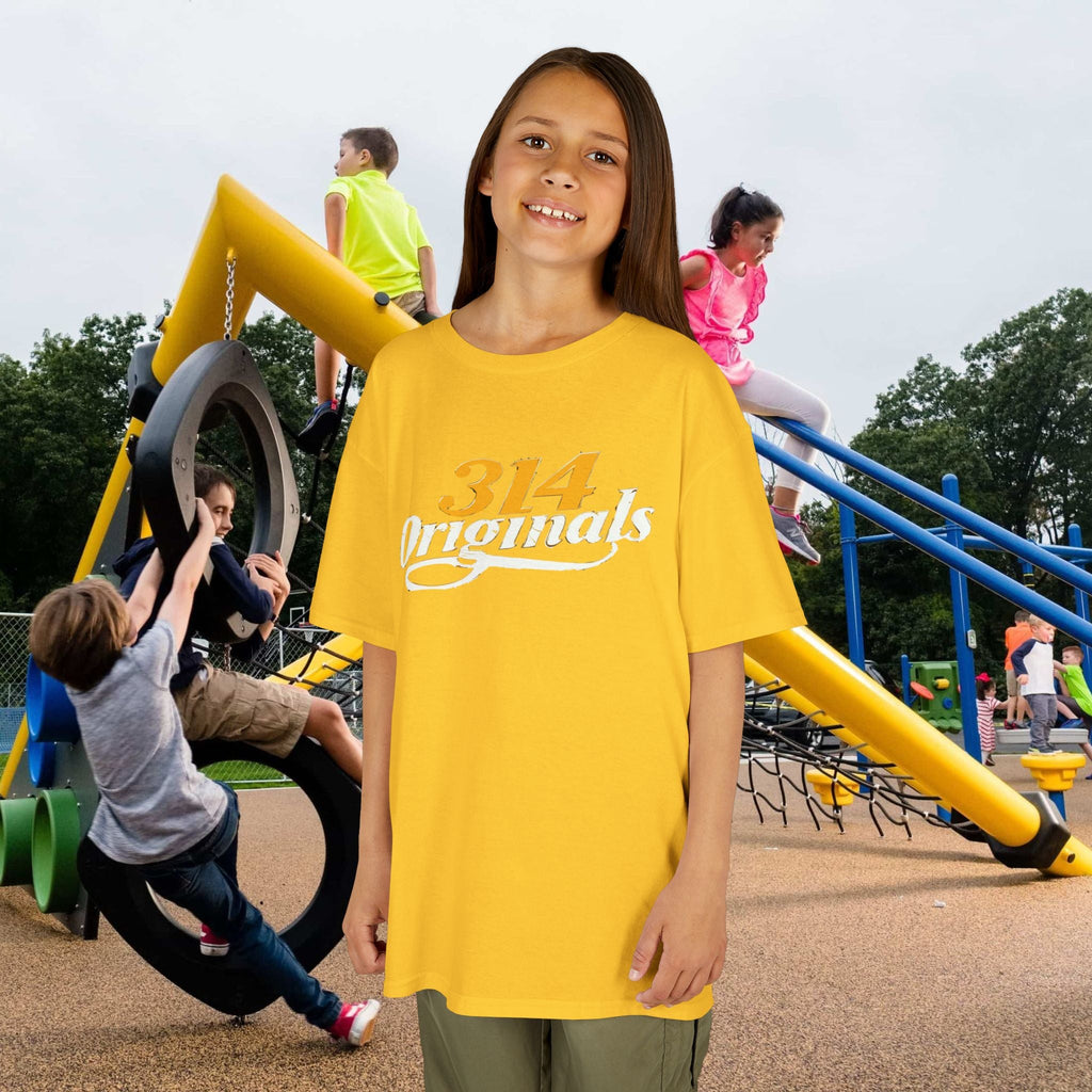 314 Originals Kids T‑Shirt — Retro Script Youth Tee - 314 Originals