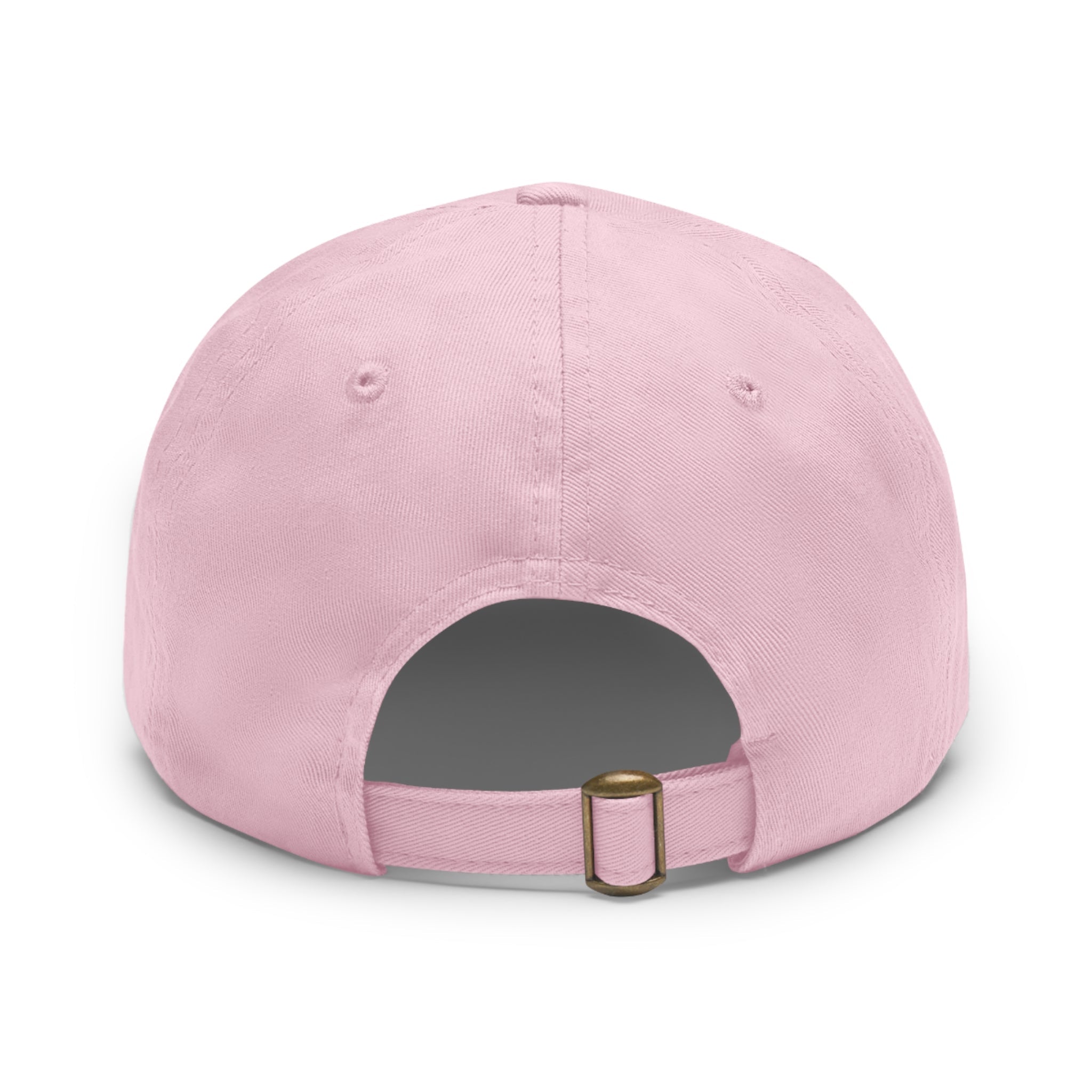 314 Originals Leather Patch Dad Hat — Retro Script Baseball Cap - 314 Originals