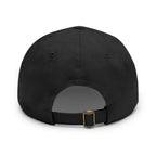 314 Originals Leather Patch Dad Hat — Retro Script Baseball Cap - 314 Originals