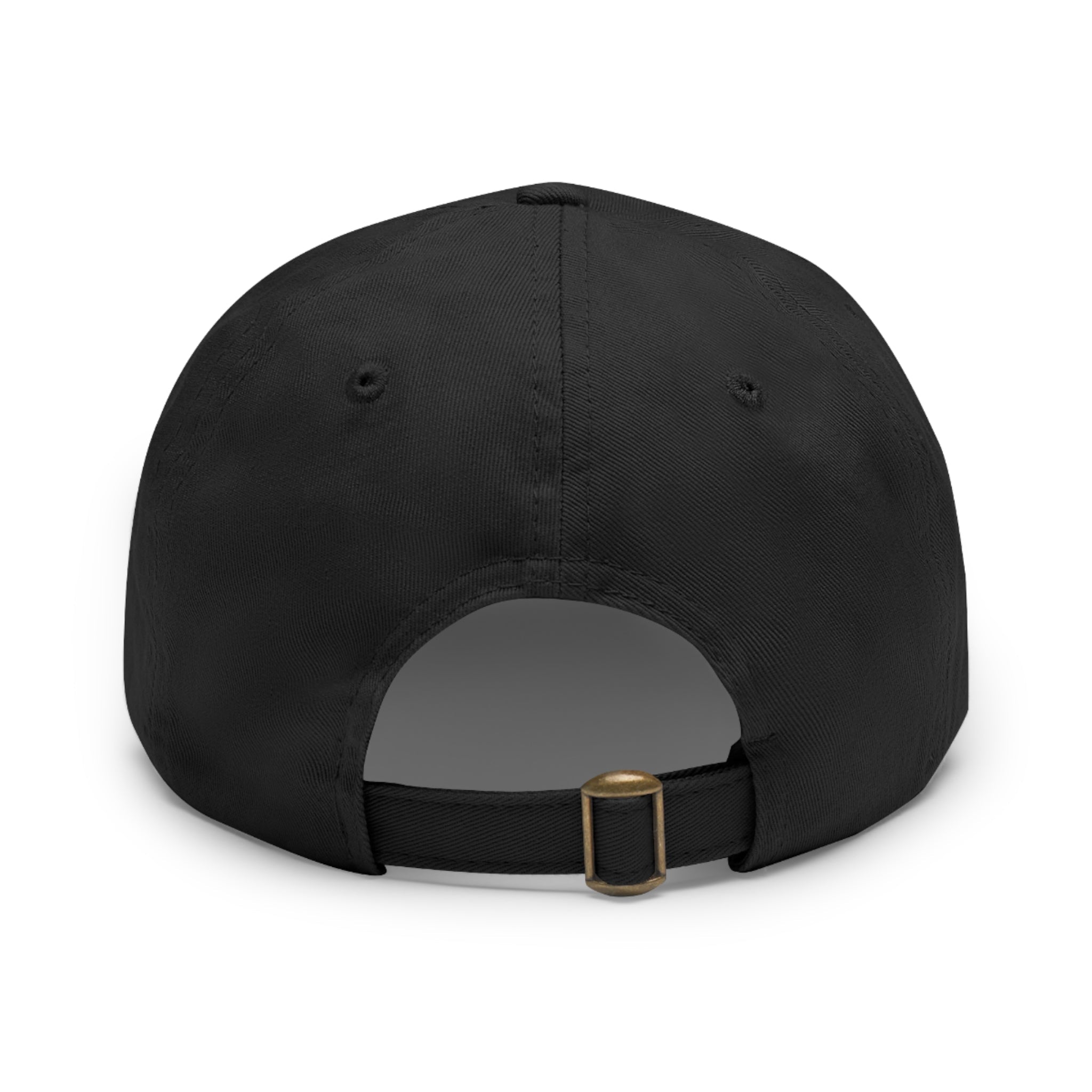 314 Originals Leather Patch Dad Hat — Retro Script Baseball Cap - 314 Originals