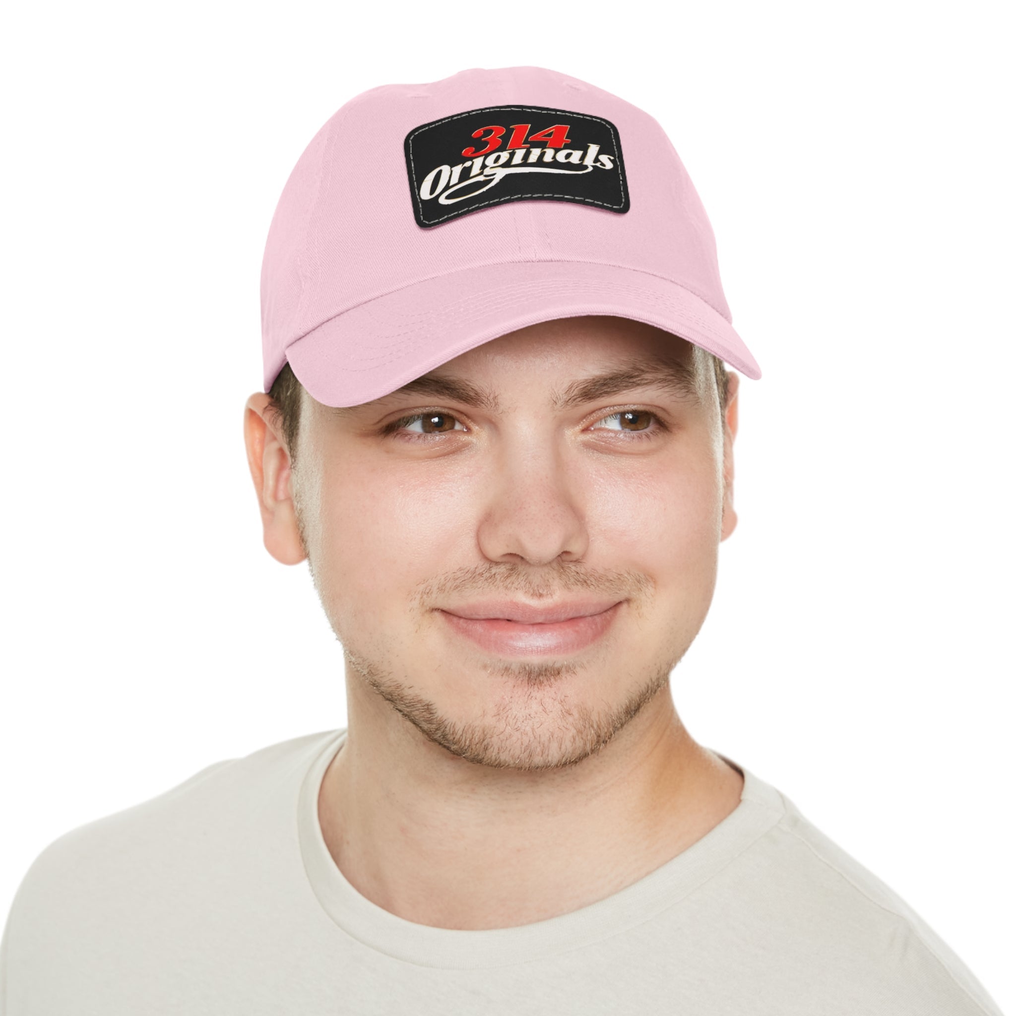 314 Originals Leather Patch Dad Hat — Vintage Baseball Cap - 314 Originals