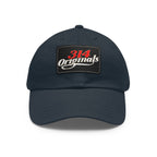 314 Originals Leather Patch Dad Hat — Vintage Baseball Cap - 314 Originals