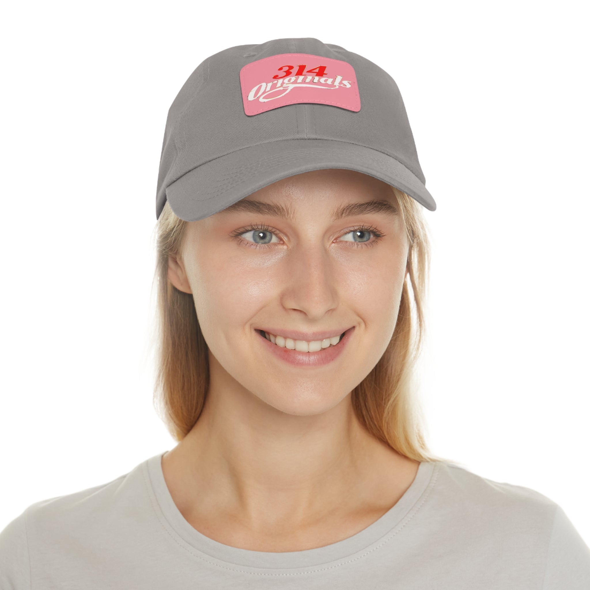 314 Originals Leather Patch Dad Hat — Vintage Baseball Cap - 314 Originals