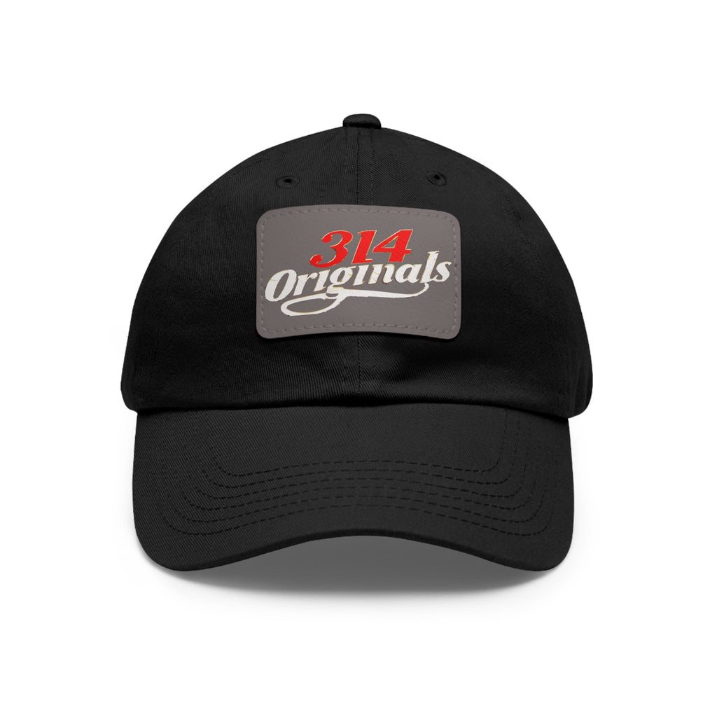 314 Originals Leather Patch Dad Hat — Vintage Baseball Cap - 314 Originals