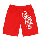 "314 Originals" Red Surf Trunks - 314 Originals