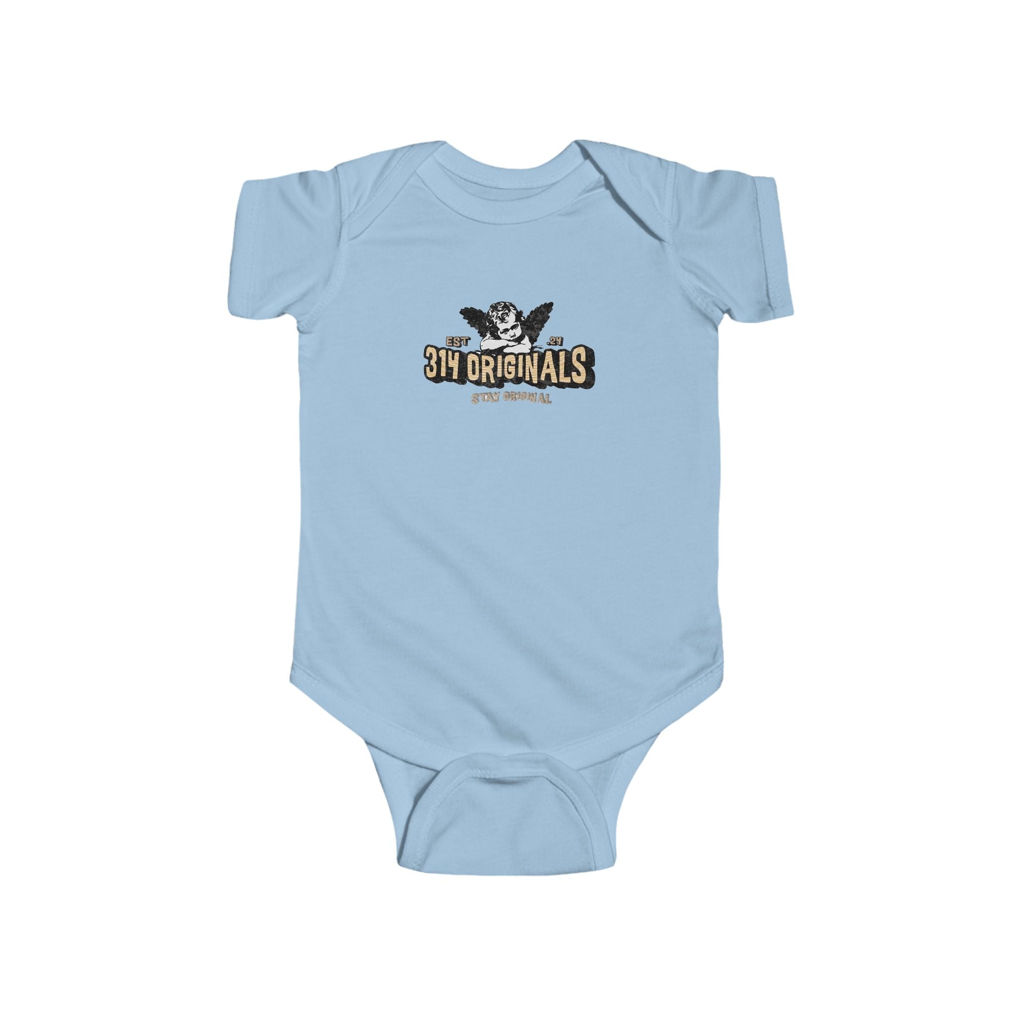314 Originals Retro Logo Baby Onesie - 314 Originals