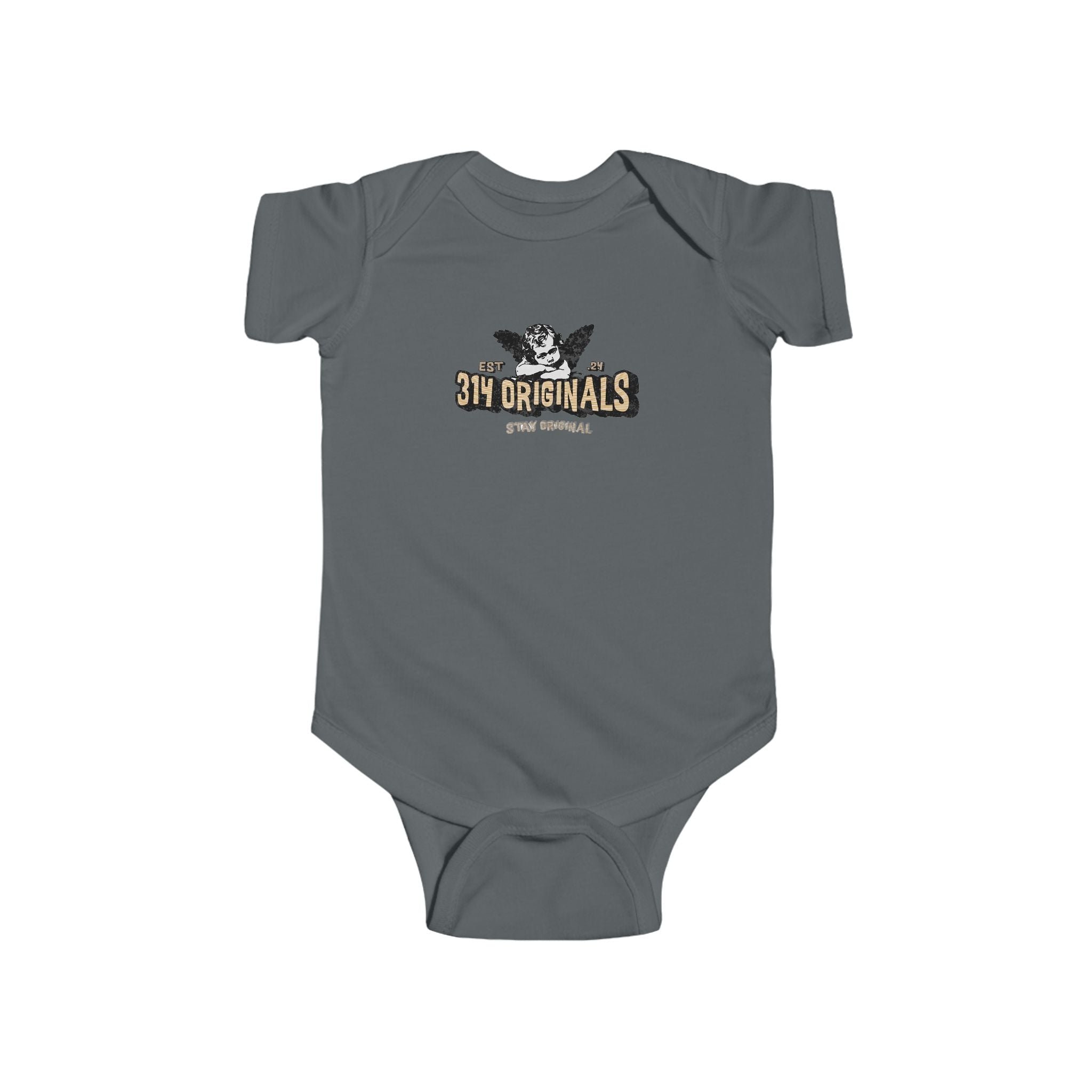 314 Originals Retro Logo Baby Onesie - 314 Originals