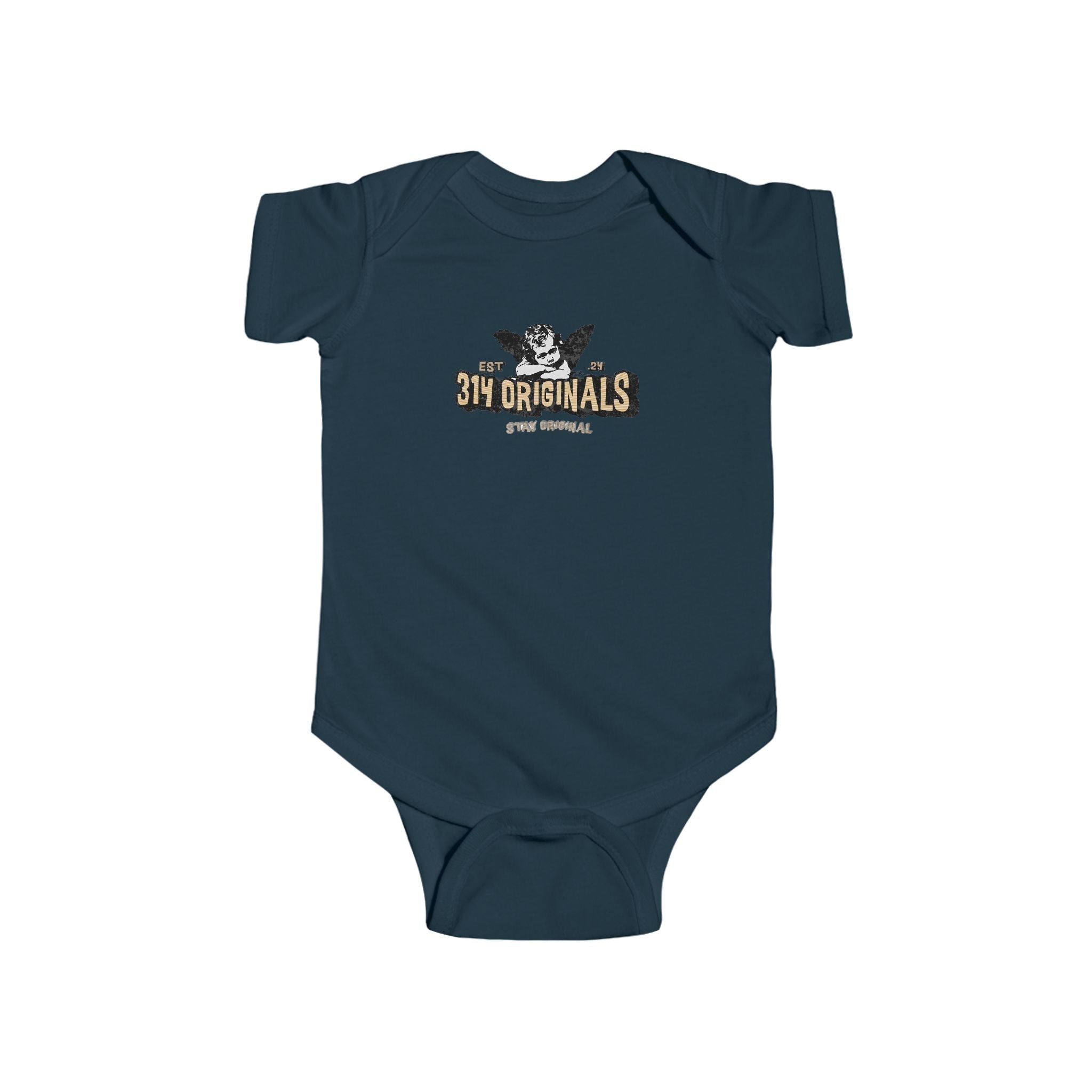 314 Originals Retro Logo Baby Onesie - 314 Originals
