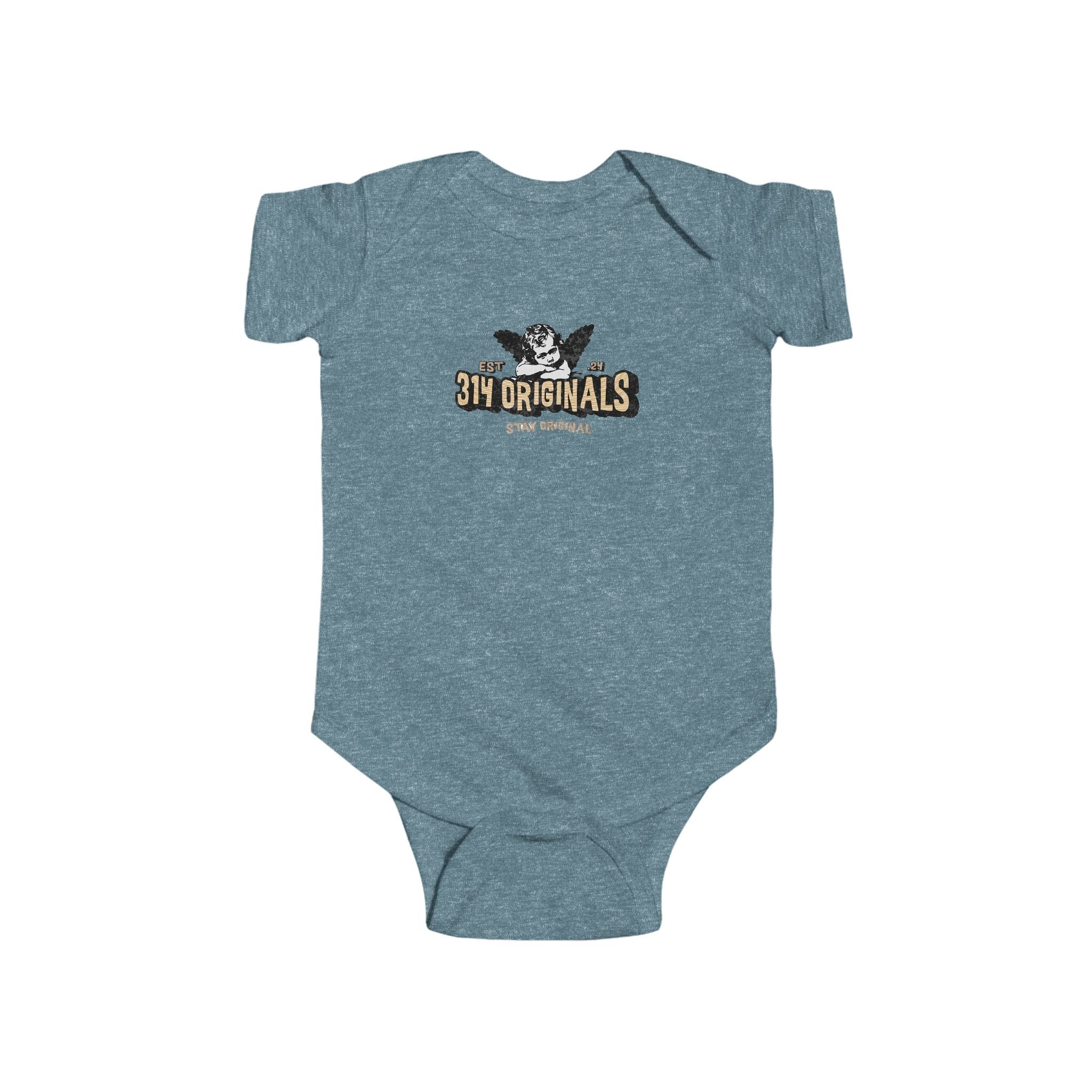 314 Originals Retro Logo Baby Onesie - 314 Originals