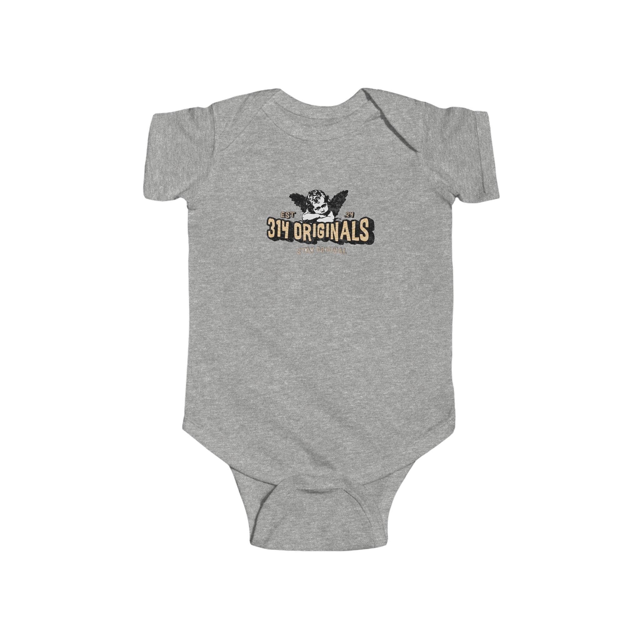 314 Originals Retro Logo Baby Onesie - 314 Originals