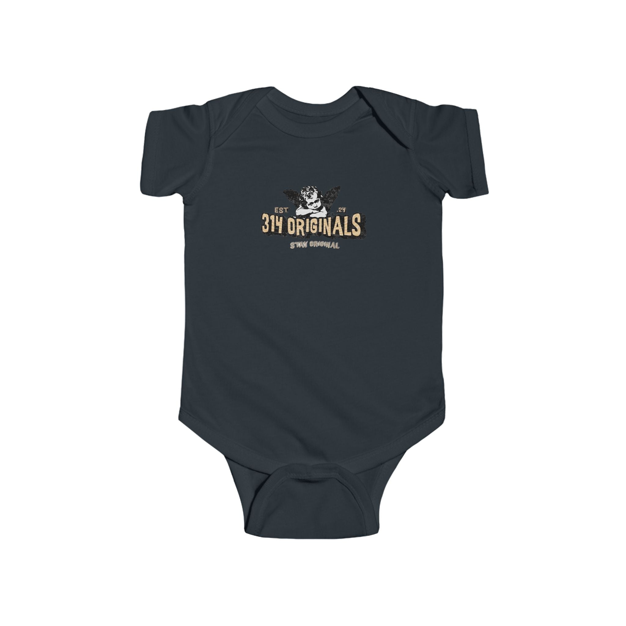 314 Originals Retro Logo Baby Onesie - 314 Originals