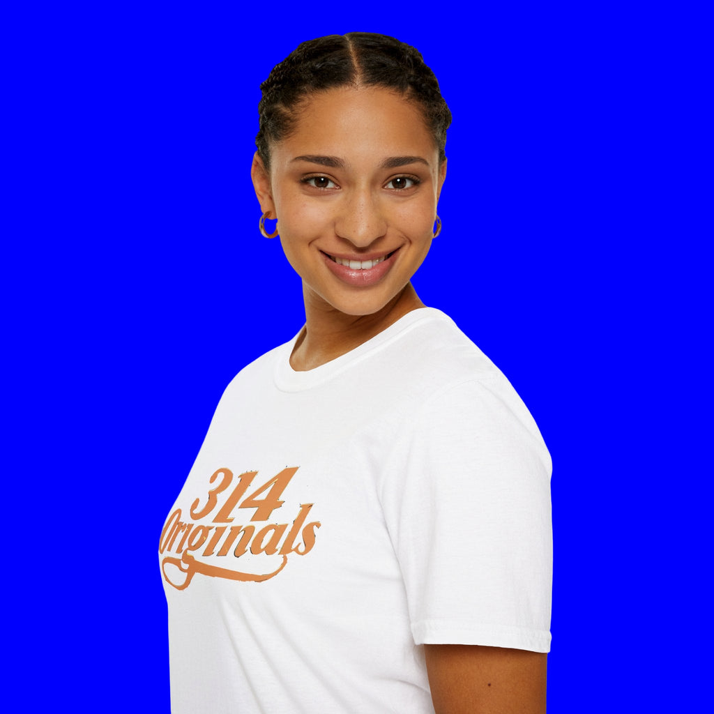 314 Originals T-Shirt — Vintage Script Logo Tee - 314 Originals