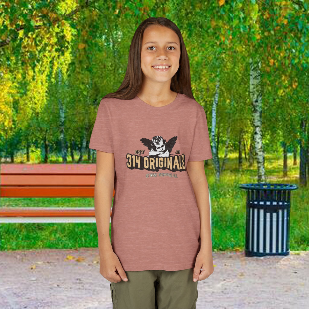 314 Originals Youth Tee - Vintage Cherub Graphic Kids T-Shirt - 314 Originals