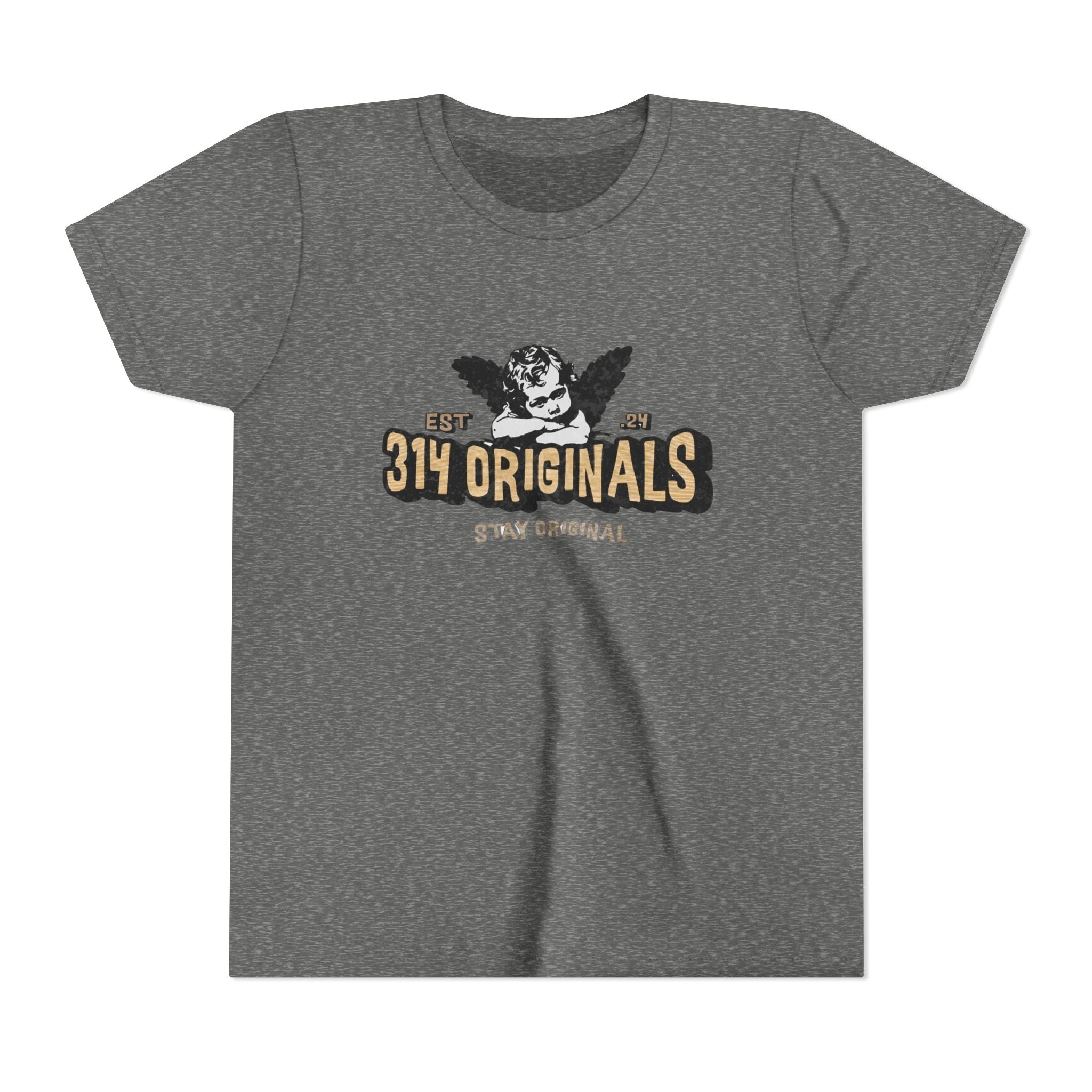 314 Originals Youth Tee - Vintage Cherub Graphic Kids T-Shirt - 314 Originals