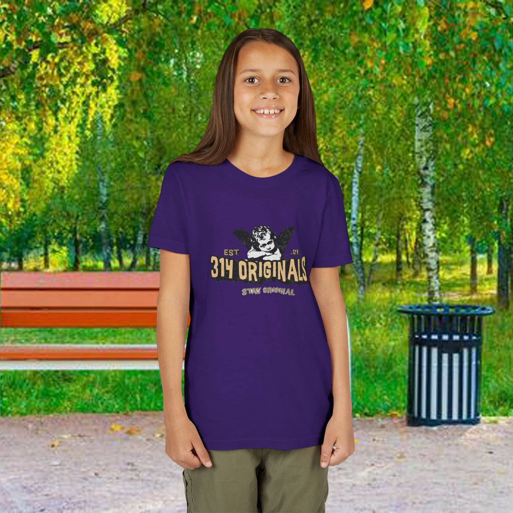 314 Originals Youth Tee - Vintage Cherub Graphic Kids T-Shirt - 314 Originals