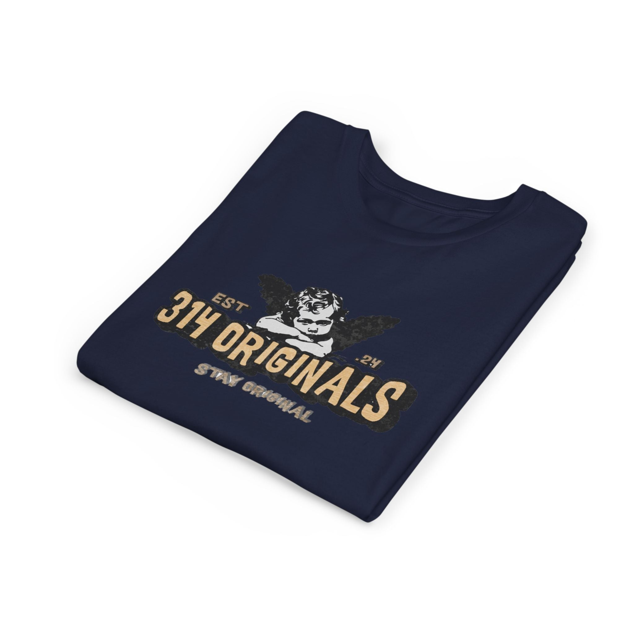 314 Originals Youth Tee - Vintage Cherub Graphic Kids T-Shirt - 314 Originals