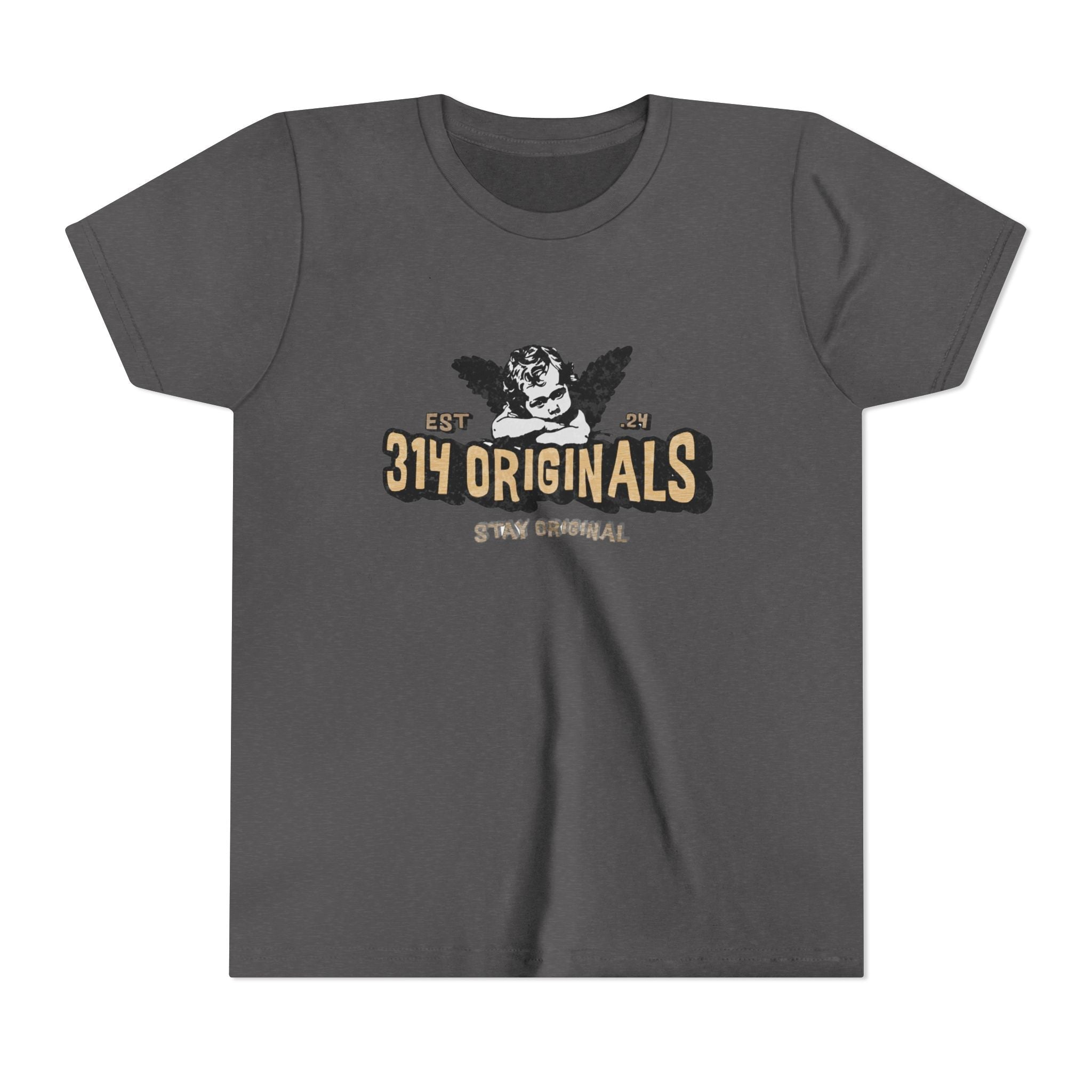 314 Originals Youth Tee - Vintage Cherub Graphic Kids T-Shirt - 314 Originals