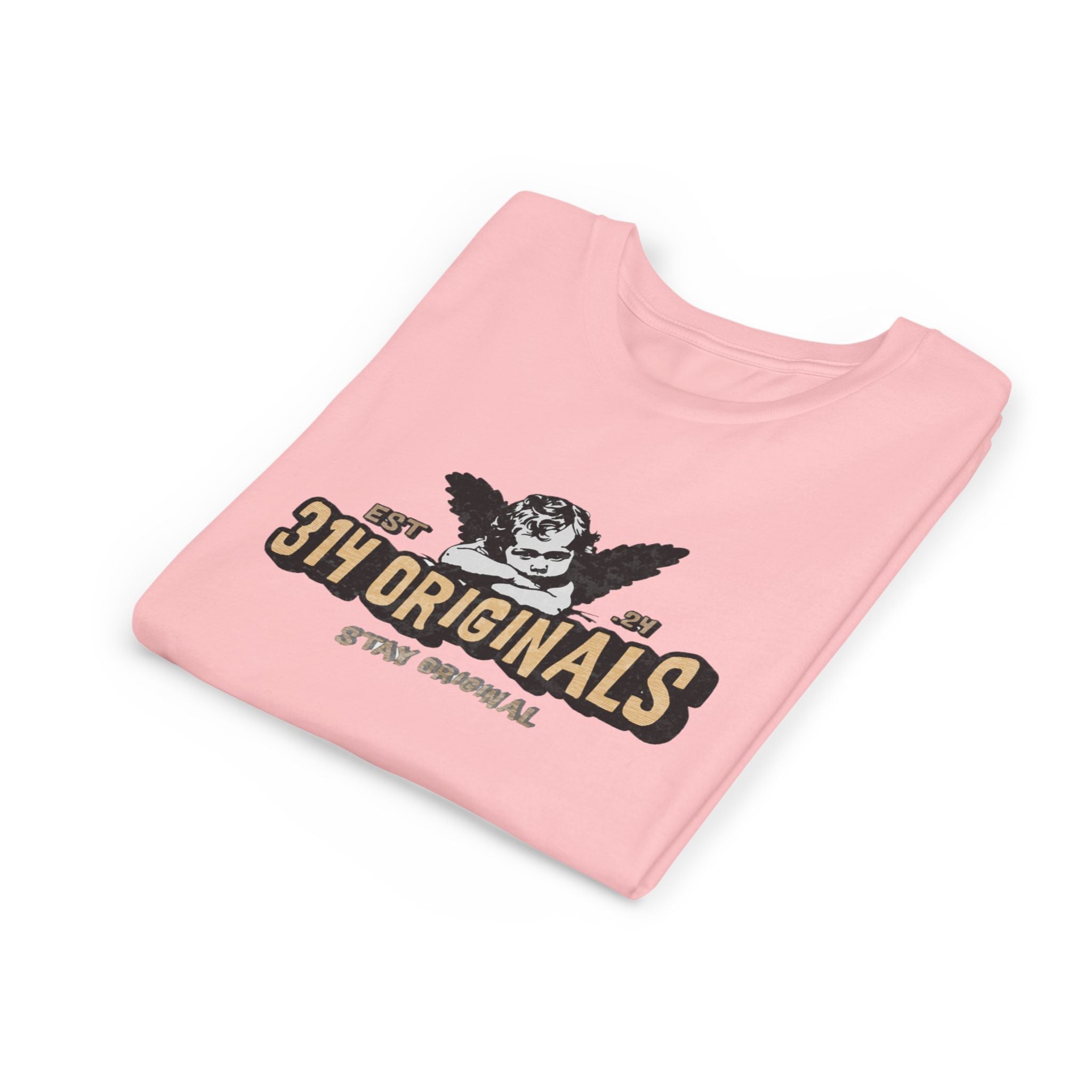 314 Originals Youth Tee - Vintage Cherub Graphic Kids T-Shirt - 314 Originals