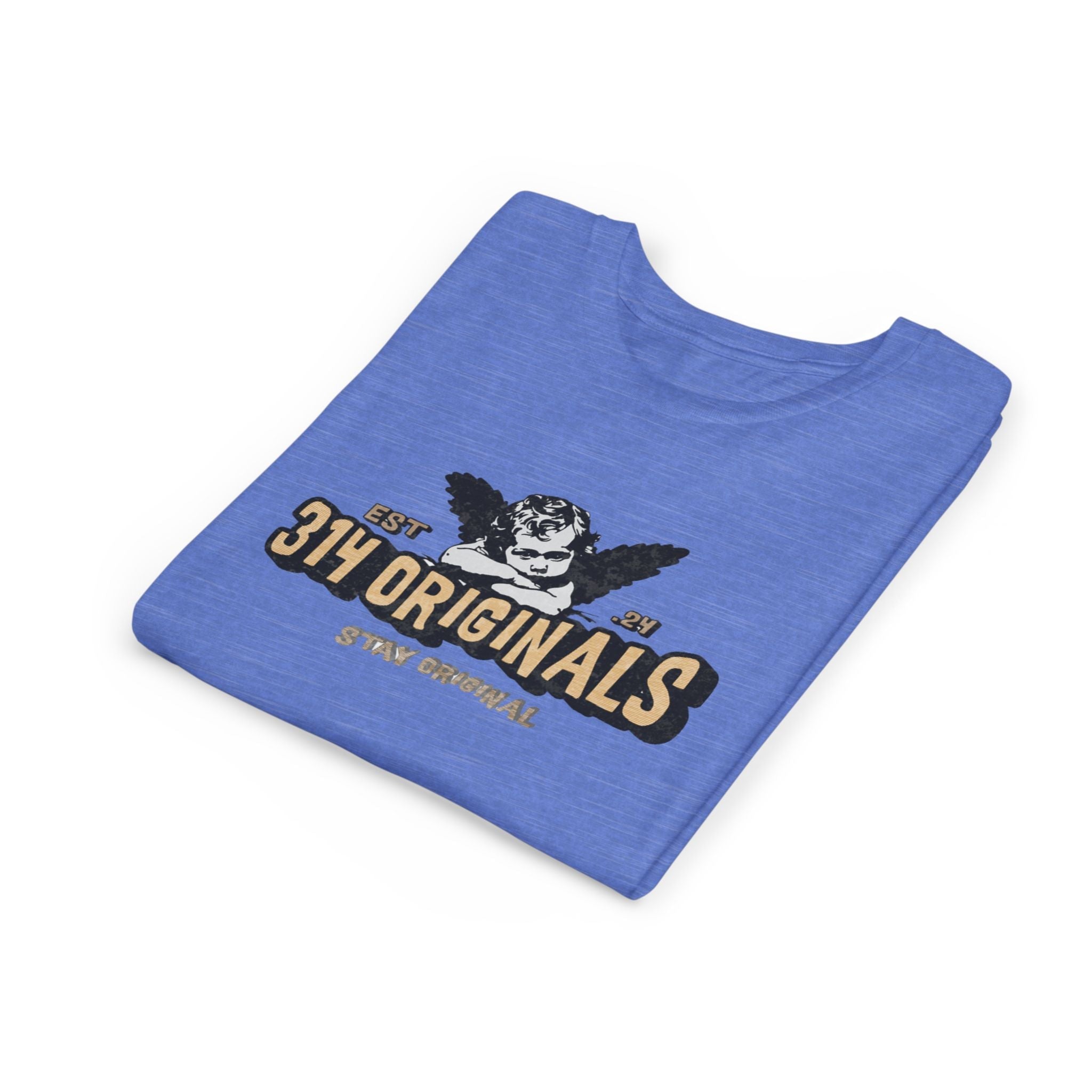 314 Originals Youth Tee - Vintage Cherub Graphic Kids T-Shirt - 314 Originals