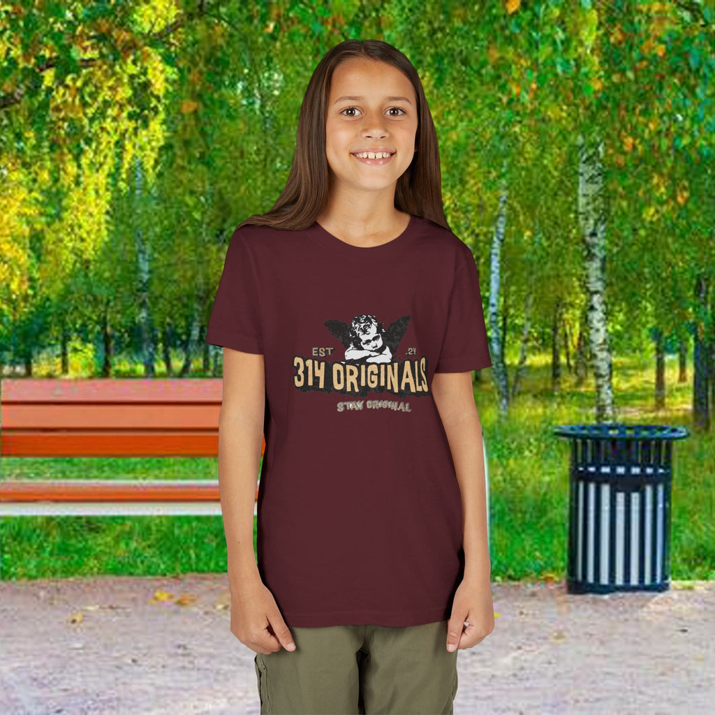 314 Originals Youth Tee - Vintage Cherub Graphic Kids T-Shirt - 314 Originals