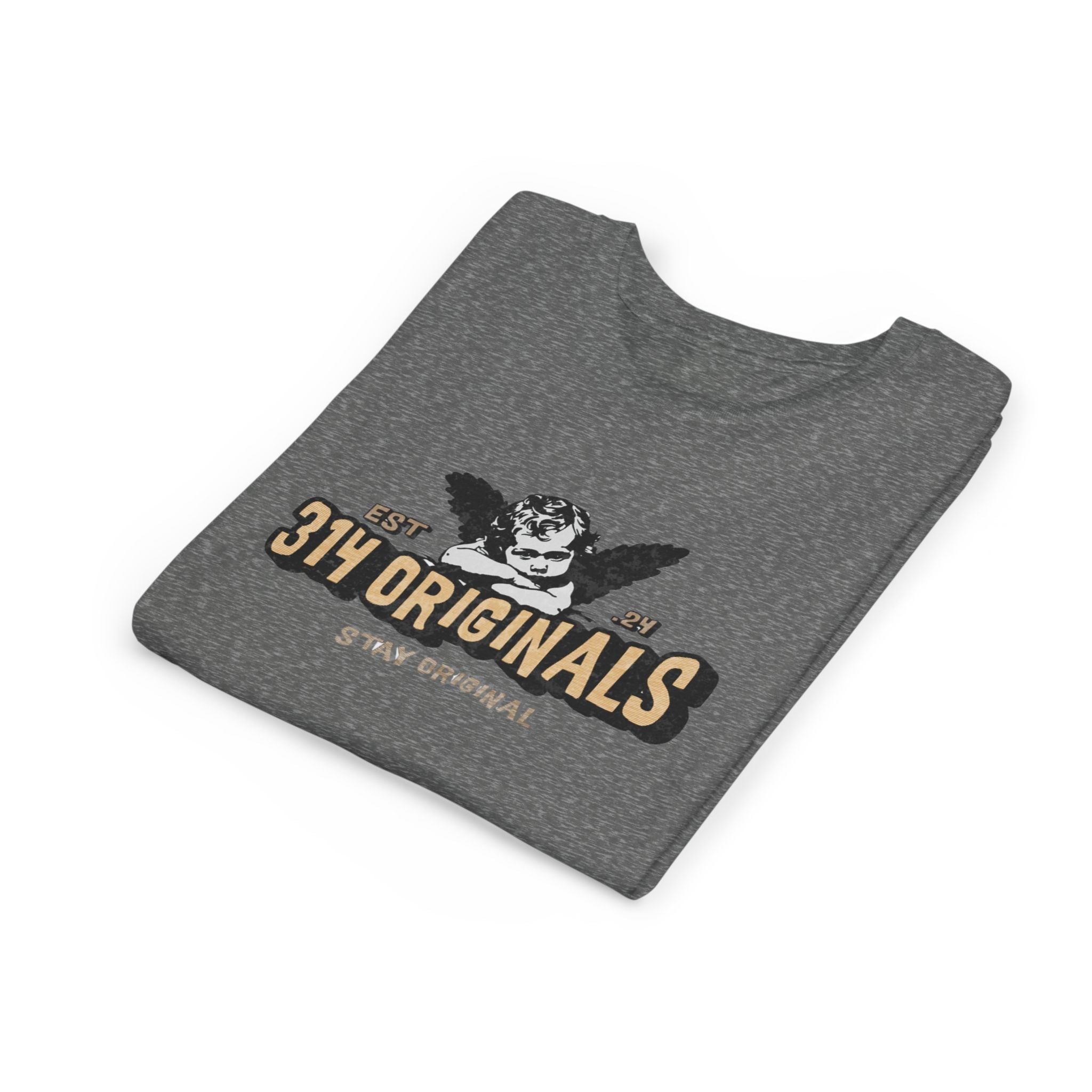 314 Originals Youth Tee - Vintage Cherub Graphic Kids T-Shirt - 314 Originals