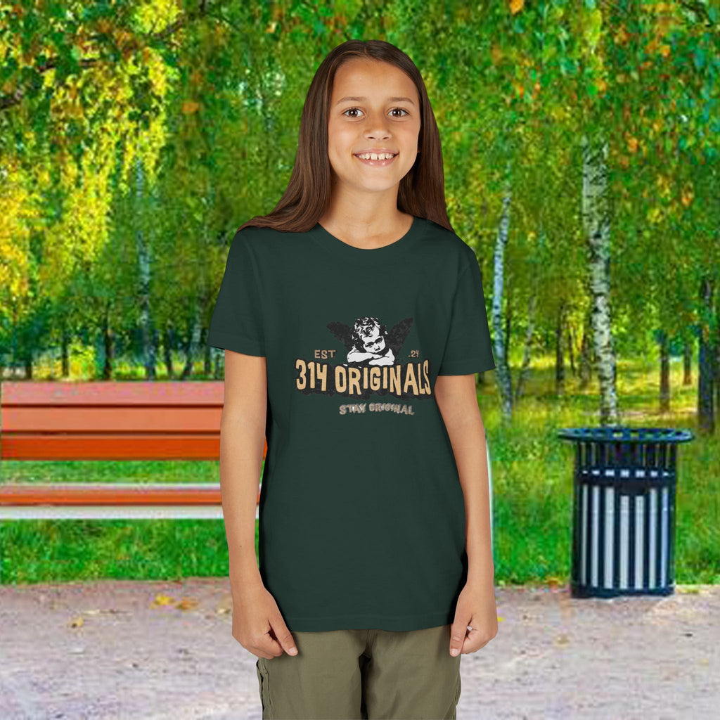 314 Originals Youth Tee - Vintage Cherub Graphic Kids T-Shirt - 314 Originals