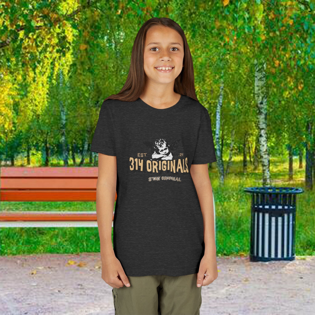 314 Originals Youth Tee - Vintage Cherub Graphic Kids T-Shirt - 314 Originals