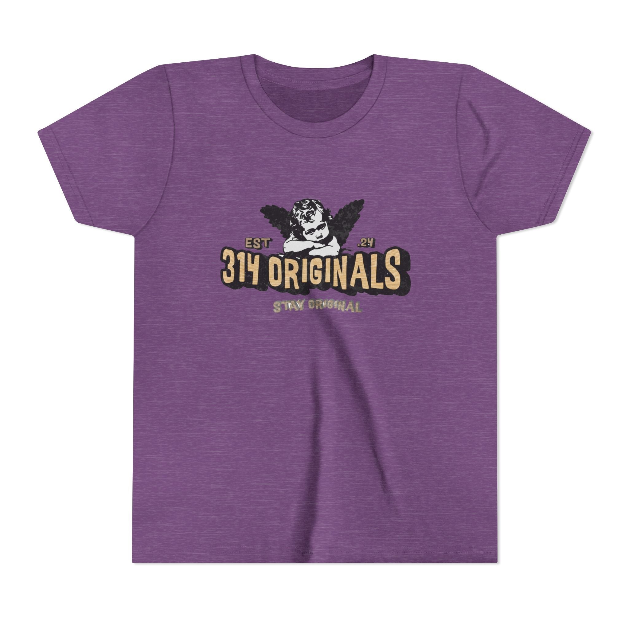 314 Originals Youth Tee - Vintage Cherub Graphic Kids T-Shirt - 314 Originals