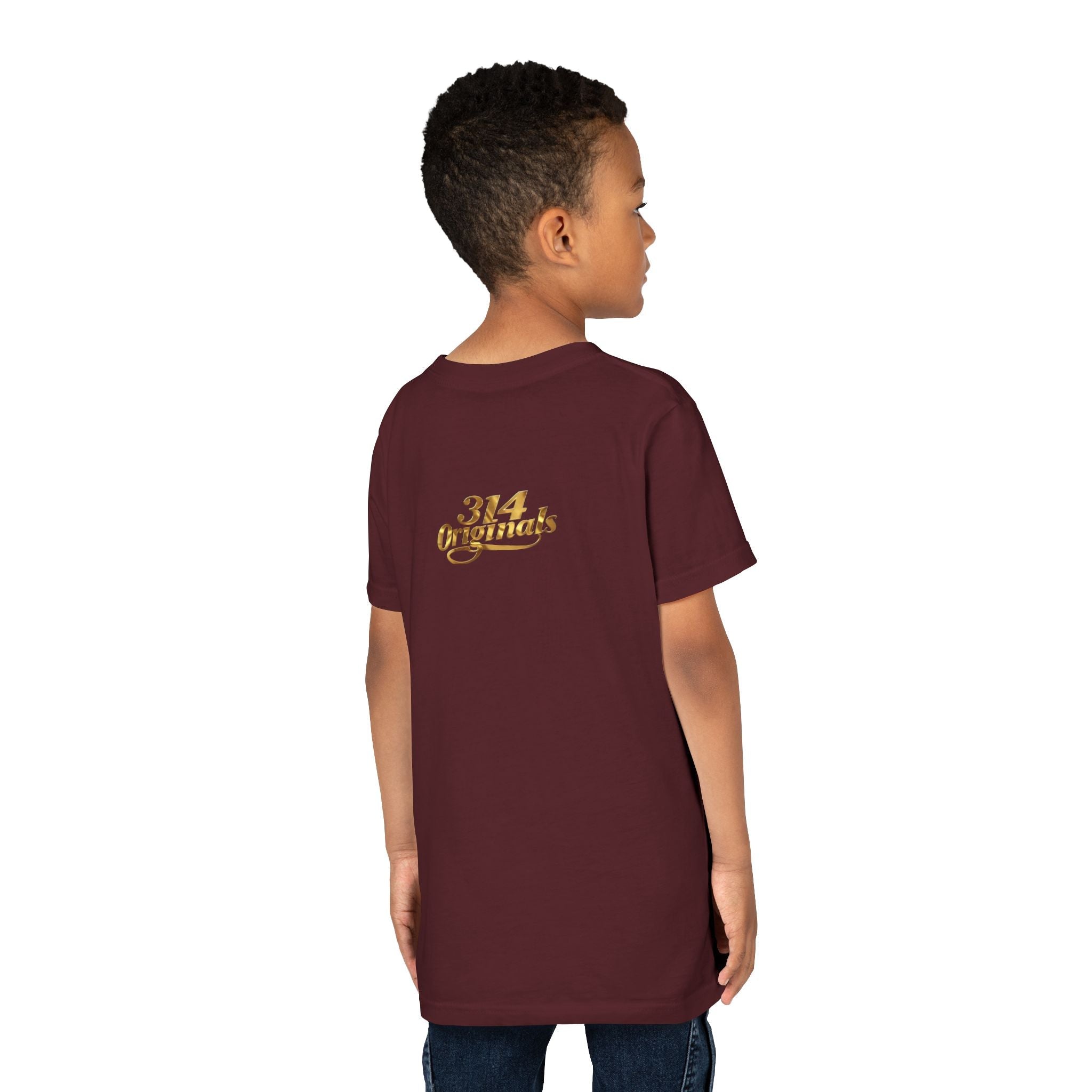 314 Originals Youth Tee - Vintage Cherub Graphic Kids T-Shirt - 314 Originals