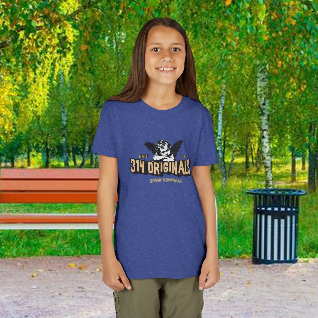 314 Originals Youth Tee - Vintage Cherub Graphic Kids T-Shirt - 314 Originals