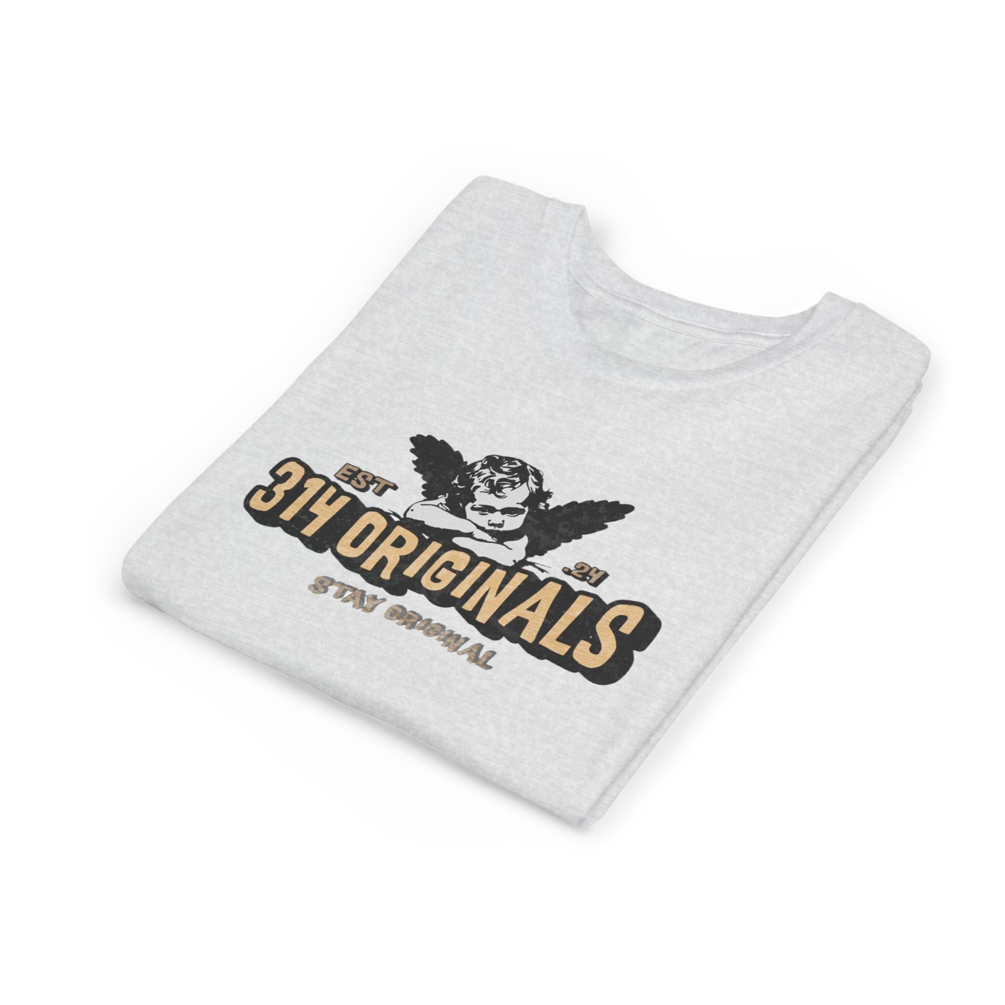 314 Originals Youth Tee - Vintage Cherub Graphic Kids T-Shirt - 314 Originals