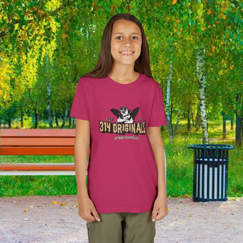 314 Originals Youth Tee - Vintage Cherub Graphic Kids T-Shirt - 314 Originals