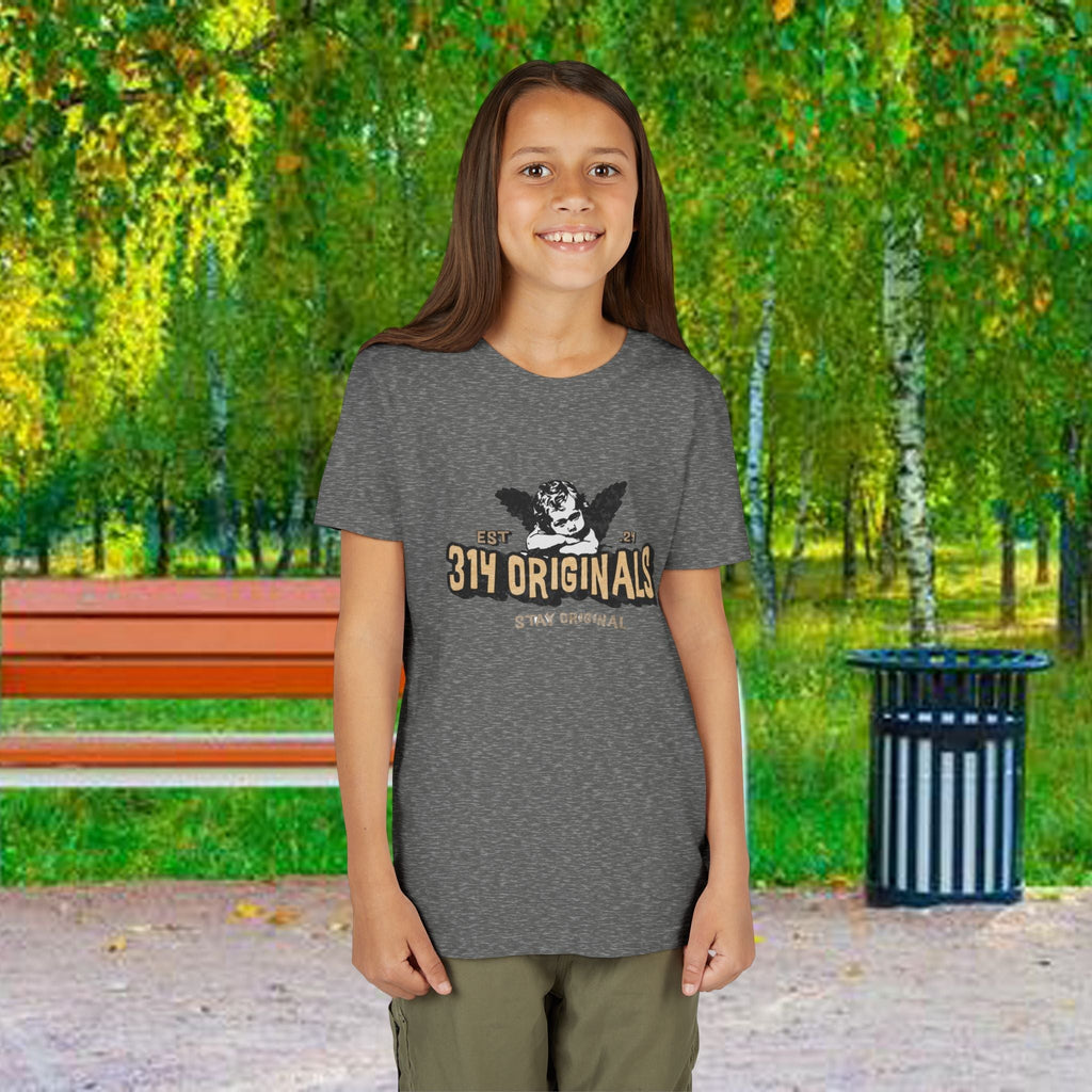 314 Originals Youth Tee - Vintage Cherub Graphic Kids T-Shirt - 314 Originals