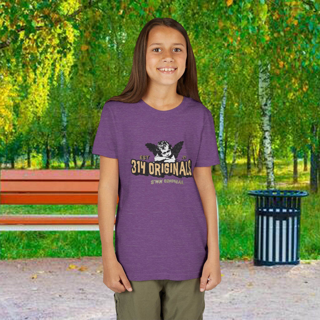 314 Originals Youth Tee - Vintage Cherub Graphic Kids T-Shirt - 314 Originals