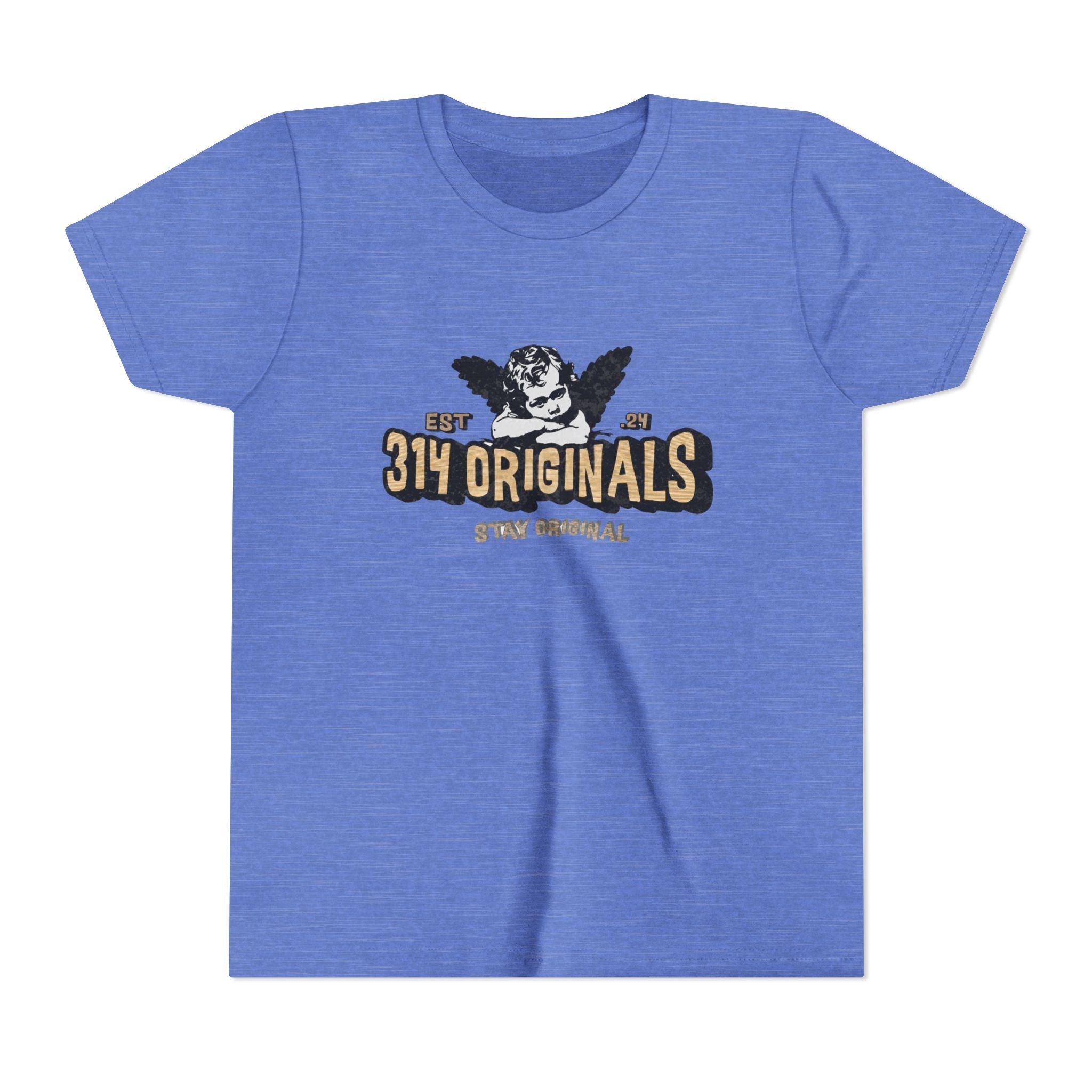 314 Originals Youth Tee - Vintage Cherub Graphic Kids T-Shirt - 314 Originals