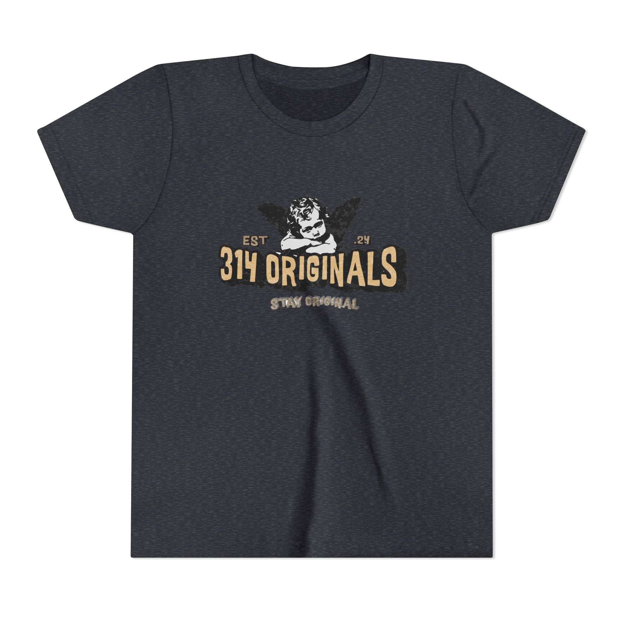 314 Originals Youth Tee - Vintage Cherub Graphic Kids T-Shirt - 314 Originals