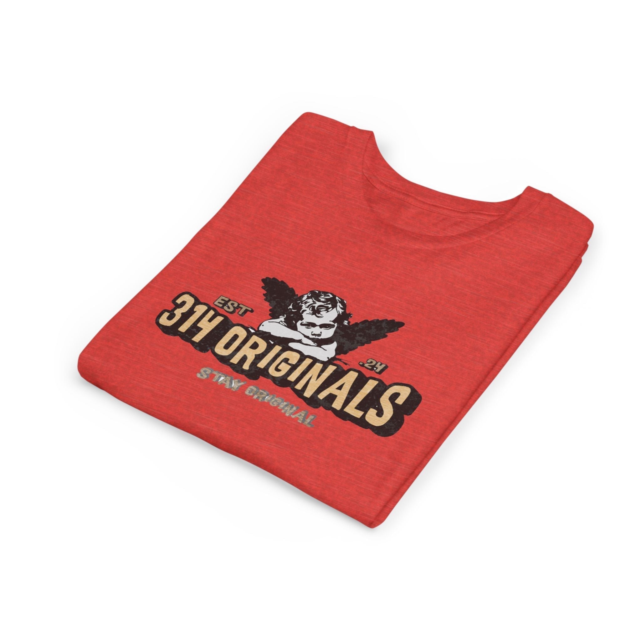 314 Originals Youth Tee - Vintage Cherub Graphic Kids T-Shirt - 314 Originals