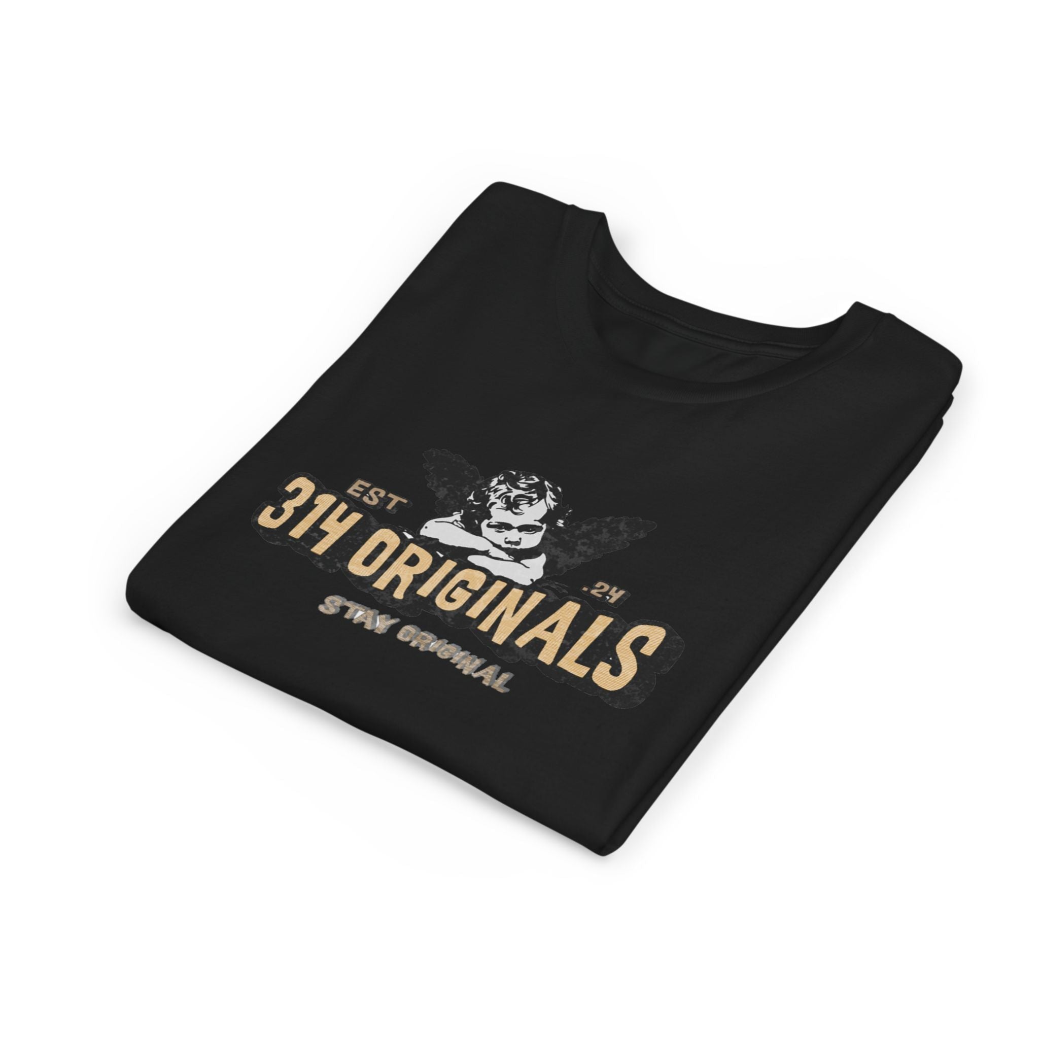 314 Originals Youth Tee - Vintage Cherub Graphic Kids T-Shirt - 314 Originals