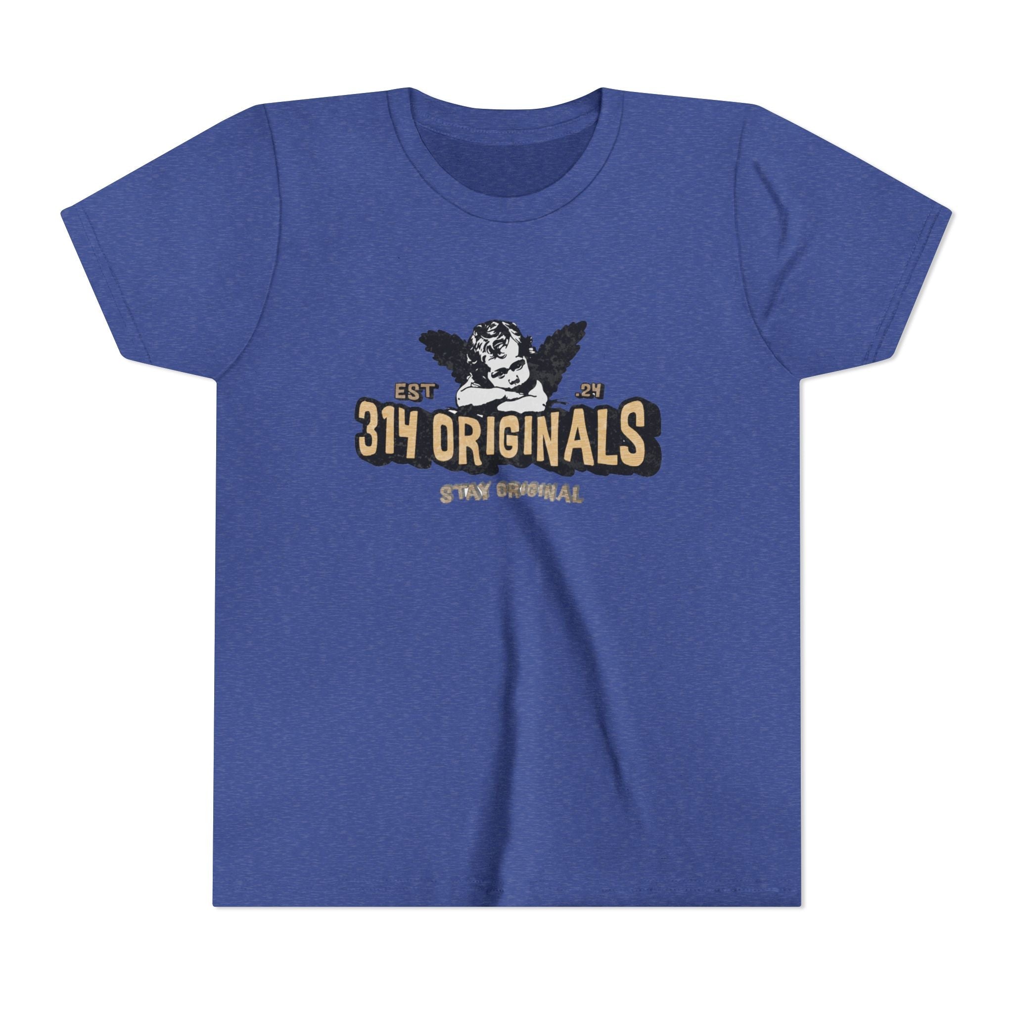 314 Originals Youth Tee - Vintage Cherub Graphic Kids T-Shirt - 314 Originals