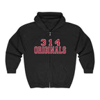 314 Originals Zip Hoodie — Retro Varsity Full-Zip Sweatshirt - 314 Originals