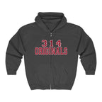 314 Originals Zip Hoodie — Retro Varsity Full-Zip Sweatshirt - 314 Originals
