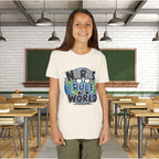 "Nerds Rule the World" Graphic Youth Girls Tee Shirt