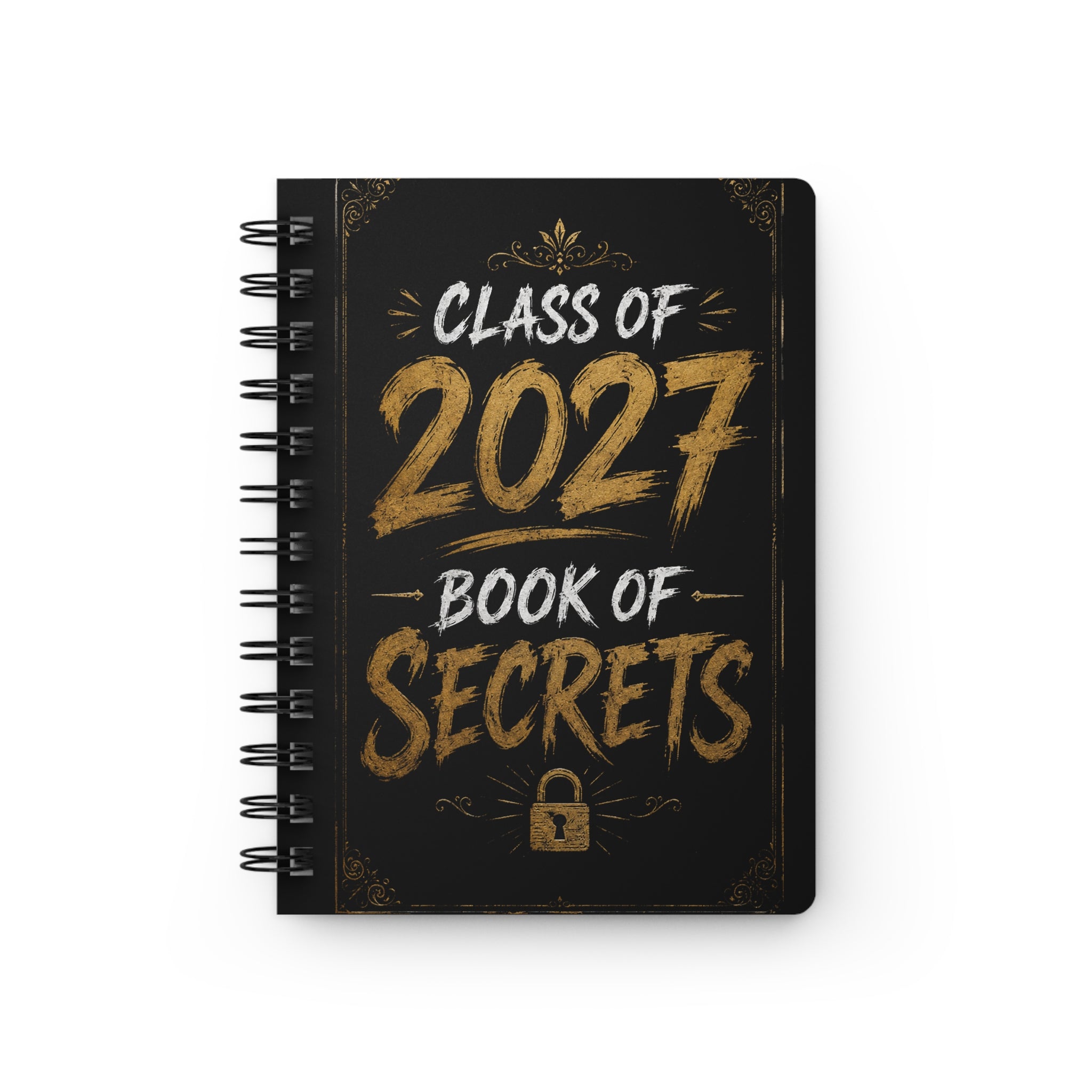 Class of 2027 Book of Secrets Spiral Journal