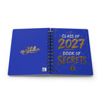 Class of 2027 Book of Secrets Spiral Journal - Blue