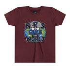 "Nerds Rule the World" Graphic Youth Girls Tee Shirt