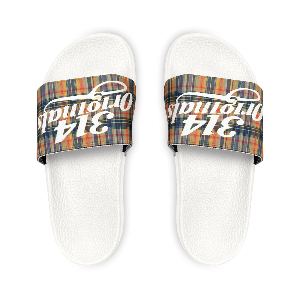 Plaid '314 Originals' Removable-Strap Slide Sandals