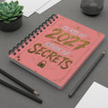 Class of 2027 Book of Secrets Spiral Journal - Pink