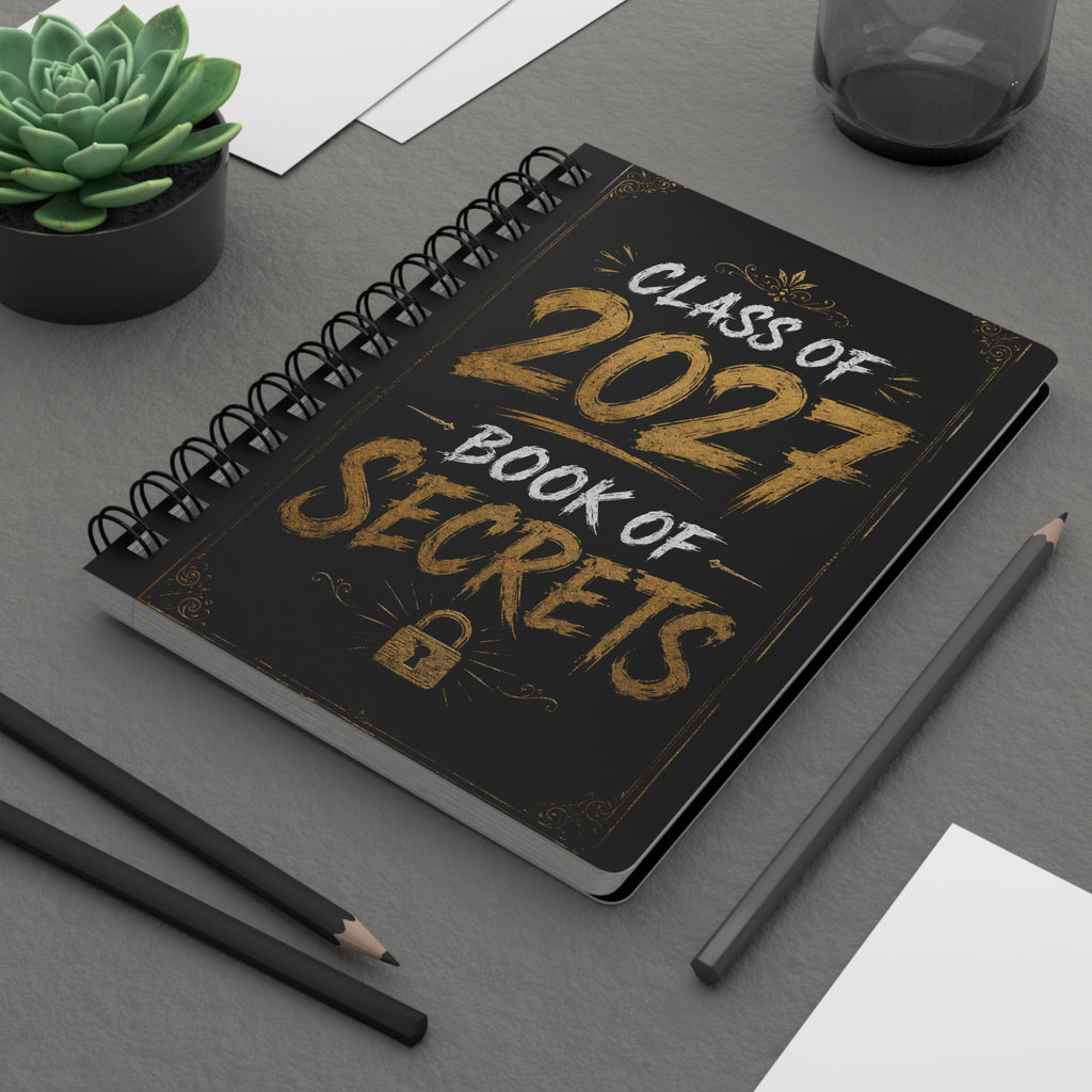 Class of 2027 Book of Secrets Spiral Journal